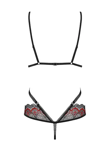 Боді Obsessive Megies Teddy від Obsessiveчорний - фото 6