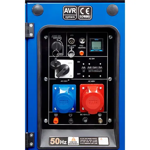 Генератор дизельний 7.5 кВт EnerSol SKD-8EBAU (41-00487) - фото 6