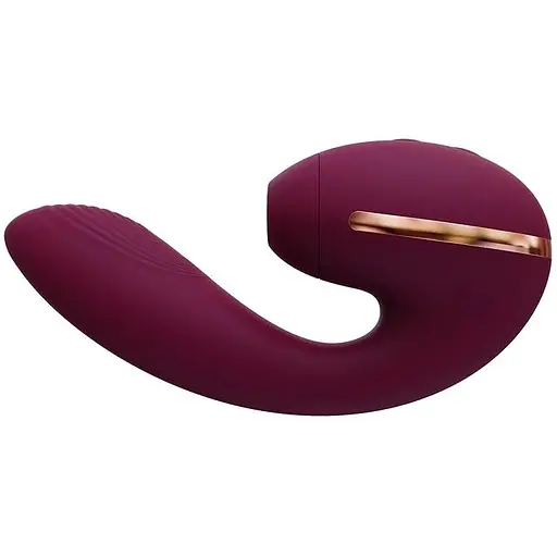 Вакуумний вібратор KisToy Tina Mini Violet - фото 2