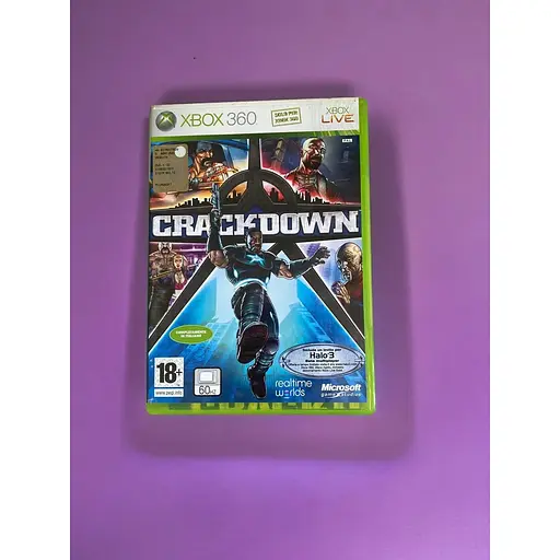Диск с игрой на Xbox 360 лицензия Crackdown, игра на Xbox 360 Crackdown