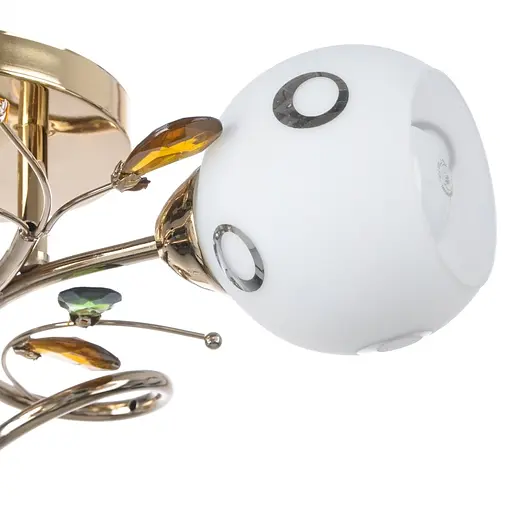 Люстра стельова Brille класична E27 60W G (LK-388C/3) - фото 3