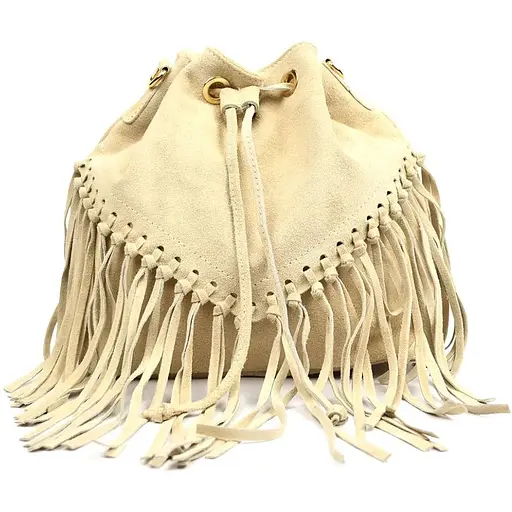 Женская замшевая сумка на плечо Firenze 25х26х13 см sum0028542 - фото 1