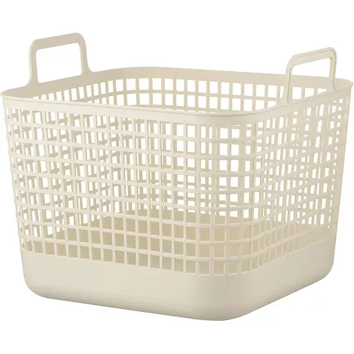 Корзина для хранения Ardesto пластик PP 39x37x34.5 см 34 л бежевая (ARHC2534BG)