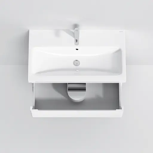 Тумба з умивальником AM.PM Hit підвісна 75 см білий M93A-FHX0752-WC0752WG38 Білий - фото 9