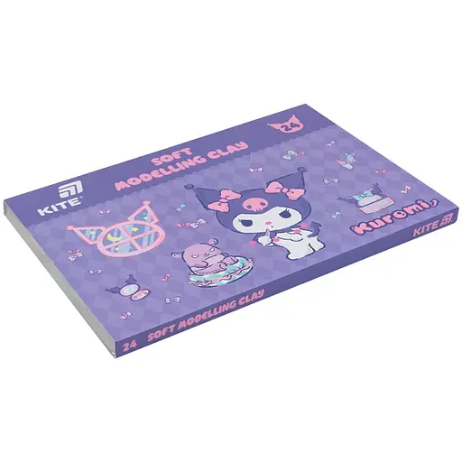 Пластилін восковий Kite Kuromi 24 кольори 480 г (HK24-089) - фото 2