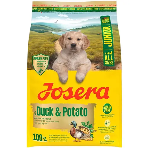 Сухий корм для собак Josera A/S Junior Duck & Potato 3 кг