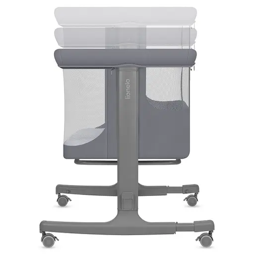 Приставная кроватка Lionelo Aurora 3 в 1 Grey Monument (LO-AURORA GREY MONUMENT) - фото 14