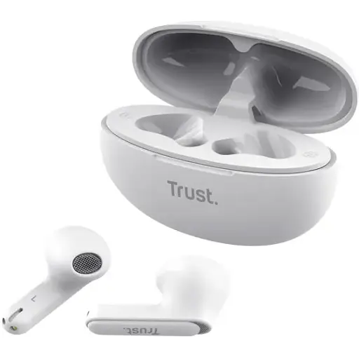Наушники Trust TWS Yavi Earphones BT 5.3 ENC SBC Mic белые - фото 4