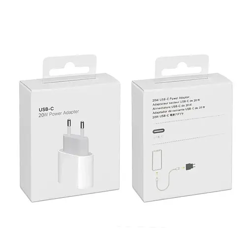 Мережевий зарядний пристрій Apple USB-C Power Adapter 20W (MHJE3) - фото 5