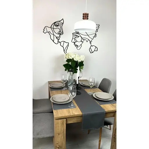 Доріжка водовідштовхувальна Мокрий асфальт однотон 170х30 см Сірий