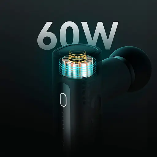 Ударний масажер для тіла Xiaomi Wolonow Massage Gun Lite (FGMN-R-35) Black - фото 4