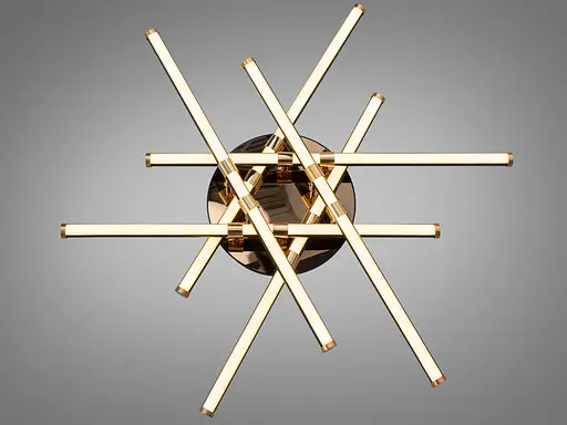 Стельова LED люстра Diasha чорна 80 Вт до 14 м² - фото 6