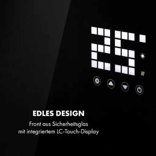 Конвекционный обогреватель Klarstein Bornholm Single Smart черный (10035236)  - фото 3