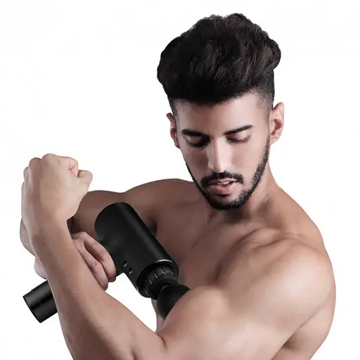 Бездротовий перкусійний масажний пістолет Fascial Gun KH-320 ударний масажер - фото 8