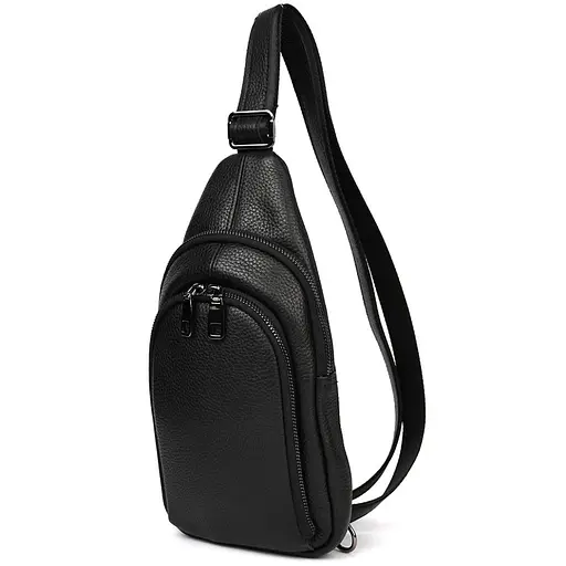 Мужской кожаный рюкзак слинг LIMARY 30х16.5х5 см sum0028216 - фото 1