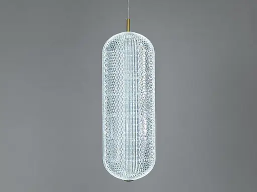 Світлодіодна люстра підвісна золота 8 Вт 4100K - фото 1