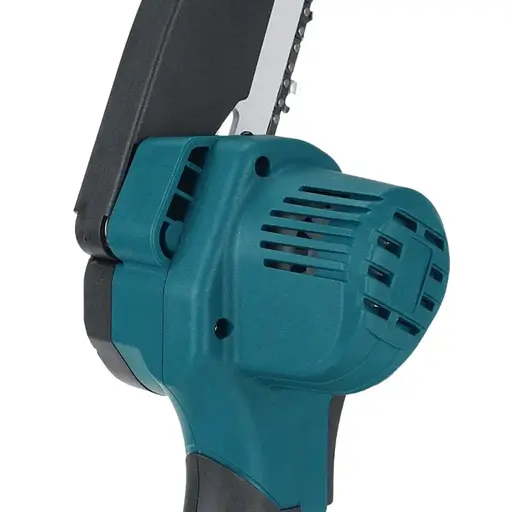 Набор секатор и мини пила в кейсе садовый комплект для обрезки деревьев и кустарников с 2 аккумуляторами 21 Вт Синий с черным - фото 5