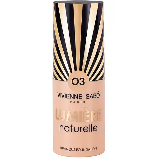 Тональний крем з ефектом сяйва Vivienne Sabo Lumiere naturel відтінок 03, 25 мл  - фото 1