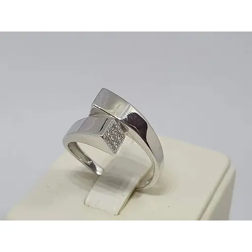 Золоте кільце Favoritum з фіанітами. 111151_Б 18,5 - фото 2