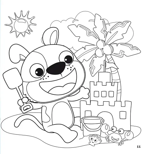 Розмальовки, аплікації, завдання. Морська прогулянка. 40 наліпок - фото 5