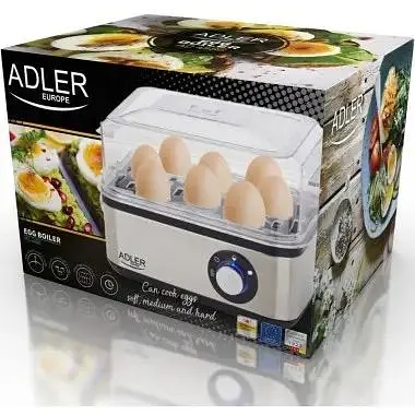 Яйцеварка Adler AD 4486 срібляста - фото 4
