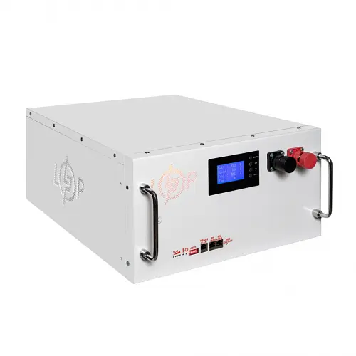 Аккумулятор LogicPower LiFePO4 51,2V - 230 Ah (11776Wh) (BMS SP 200A/100A) RM RS485/CAN LCD WH - фото 3