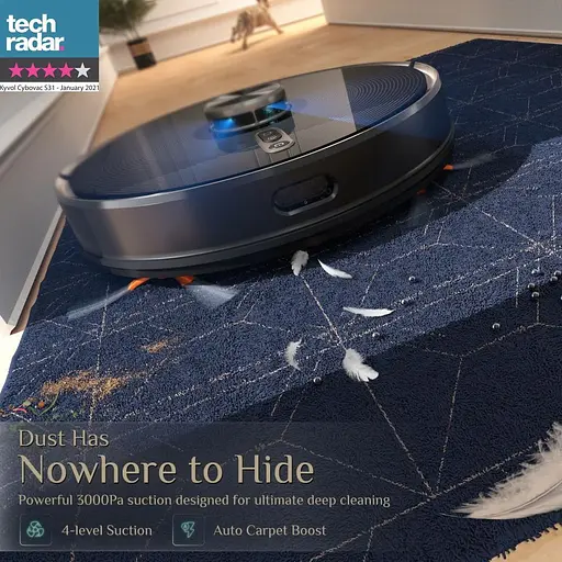 Робот-пилосос Kyvol Cybovac S31 Black (KL-S-31-BK) [146229] - фото 4