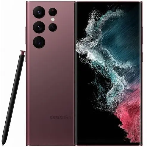 Смартфон Samsung S22 Ultra SM-S908U 1SIM 8/128GB Burgundy