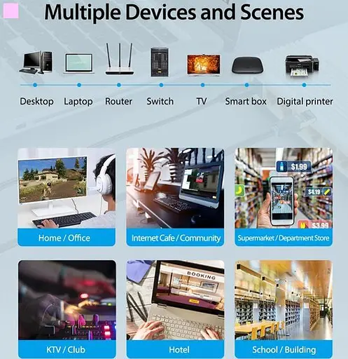 Патч-корд Vention CAT8 SSTP Ethernet 2 м Black (IKABH) - фото 5