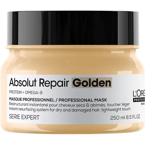 Маска L'Oreal Professionnel Serie Expert Absolut Repair для інтенсивного відновлення пошкодженого волосся без обтяження золотиста 250 мл - фото 1
