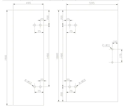 Душова кабіна Eger Stefani 100x100 без піддону 599-535-100/1, прозорий, хром - фото 3