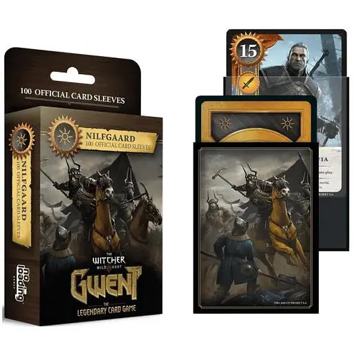 Аксесуар Geekach Games Протектори Гвінт Нільфгаард (Gwent Sleeves Nilfgaard) (100 шт.) - фото 1