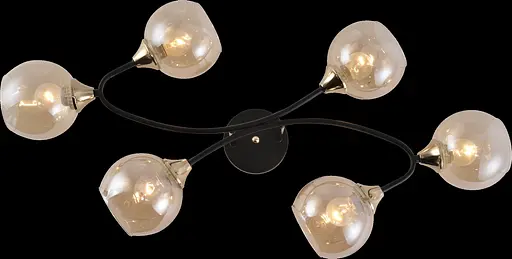 Декоративная люстра V XA1498/6 BK+FGD - фото 3