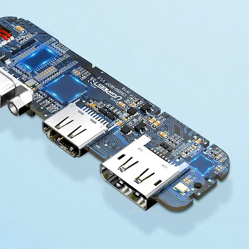 Перехідник Ugreen USB 2.0 Type-C VGA V1.2 /HDMI V2.0b/DP V1.2a CM260 Чорний - фото 8