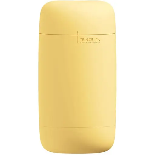 Мастурбатор Tenga Puffy Custard жовтий