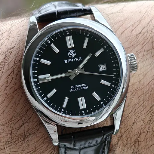 Годинник Benyar Automatic Leather Deluxe 10 BAR - фото 7