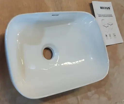Умивальник накладний Mixxus Premium Diverse-0103 360x250x115 мм MP6539, Білий - фото 4