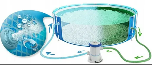 Каркасный бассейн Bestway STEEL PRO 366х76 большой с фильтром и насосом 56679 - фото 3