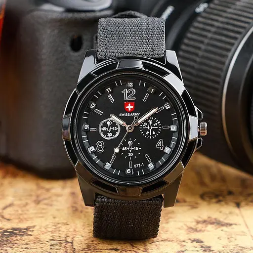Наручные часы мужские Swiss Army Черный (IBW750B) - фото 3