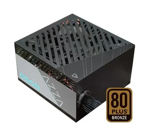 Блок живлення 650 Вт, Azza, чорний, 80+ Bronze, 12 см, 2xMolex/6xSATA/1x16-pin/2x6+2-pin/1x20+4-pin/1x4+4-pin, захист - фото 1