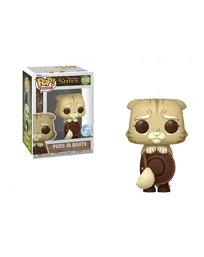 Фигурка Funko Pop Шрек Кот в сапогах Shrek Puss in Boots Brown 10 см FP S P 1596