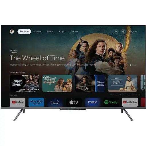 TV 55 Aiwa 55GO70804UHD UHD/DLED/T2/ Google TV/2 x 10W/Dolby Digital/HDMI/Wi-Fi/VESA 200x200/Black