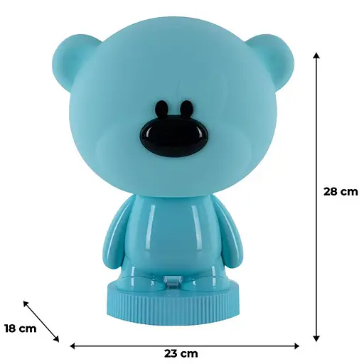 Світильник-нічник Kite LED з акумулятором Bear блакитний (K24-490-2-3) - фото 5