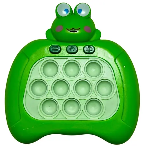 Електронна іграшка Quick Push Pop It із 4 режимами гри зелена
