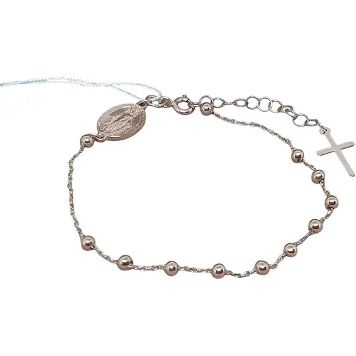 Золотий браслет Tango з Чудотворним медальйоном Пресвятої Богородиці (Якірне). 820248 18