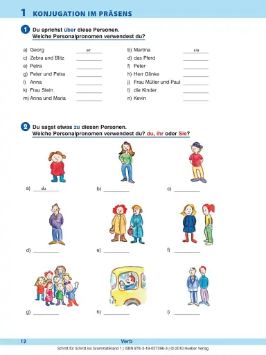 Schritt fur Schritt ins Grammatikland 1 (A1-A2) - фото 10
