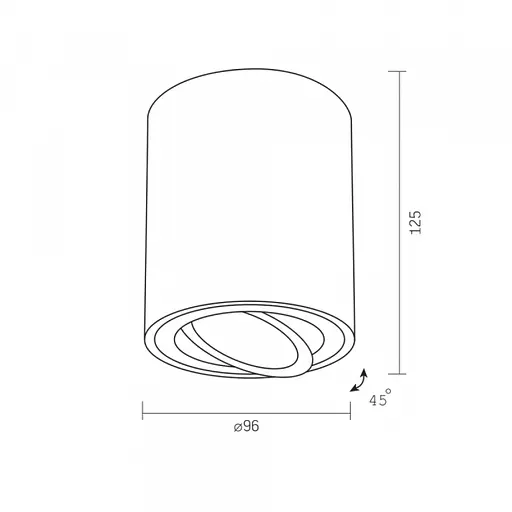 Світильник Videx під лампу GU10 накладний Білий VL-SPF13A-W - фото 4