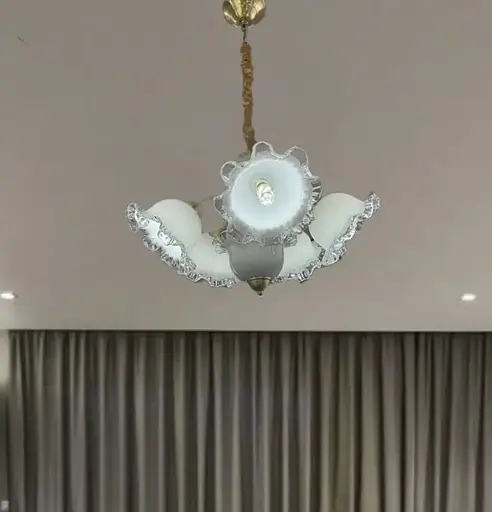 Светодиодная люстра Колокольчик 5019 (Золотая) на 5 плафонов - фото 2