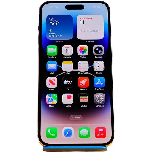 Смартфон Apple iPhone 14 Pro Max 256GB Silver (MQ9V3) Б/В [160004] - фото 1