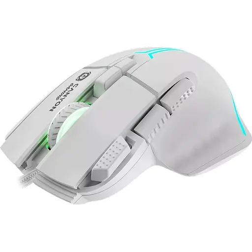 Мышь Canyon mouse Fortnax GM-636 RGB 9buttons Wired White (CND-SGM636W) - фото 4